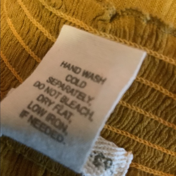 🌻NWT 1X INDIGO THREAD HARVEST GOLD LACE TRIM SLEEVE TOP - Picture 12 of 13